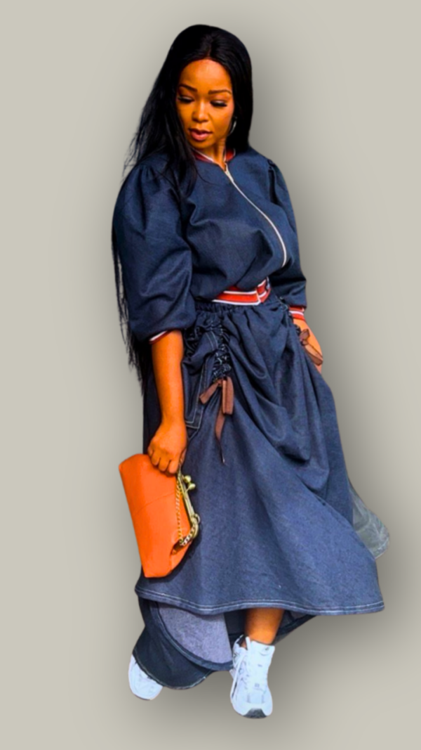 Stretchy Jean Dress